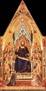 GIOTTO di Bondone Christ Enthroned oil painting artist